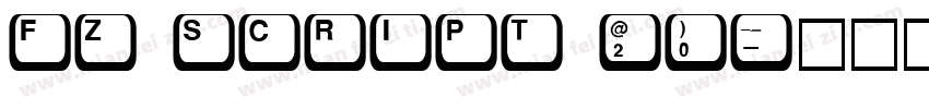 FZ SCRIPT 20字体转换